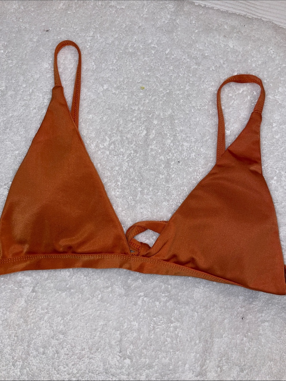 Rust Triangle Bikini Top - Women Swim
